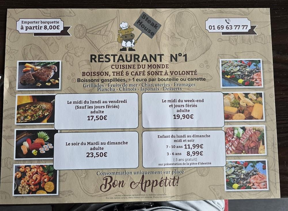 Restaurant N°1 - Menu Image 1